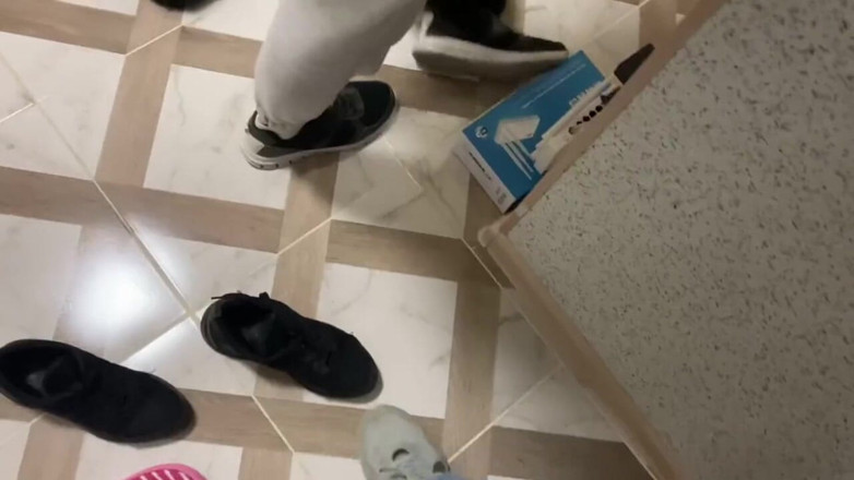 MaybeNatty: 18 Year Old Teen Fucked Shy Neighboor in Her Apartment...