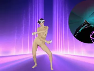 Parte 2 de la semana 4 - entrenamiento de baile vr. Mi habilidad de reacción está mejorando.