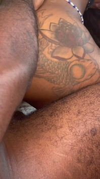 Ebony Slut Rides Dick on Camera for the First Time