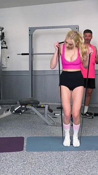 Their Hot Stepdaughters' Pussies Can Make Their Stepdads Sweat More Than the Gym