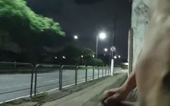 Caught Naked on the Avenue