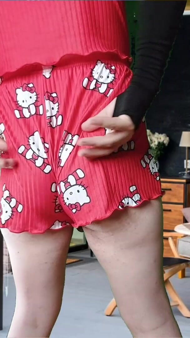 Kitty_Cross: Sissy Enjoying at Houseyard in Her Cutie Short Outfits Lollipop...