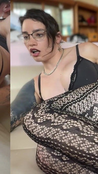Lena vísperas mete puños en su coño prolapso
