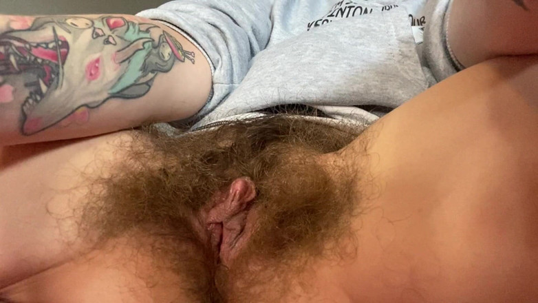Cuteblonde666: Ruined orgasm masturbating after a long break hairy bush big...