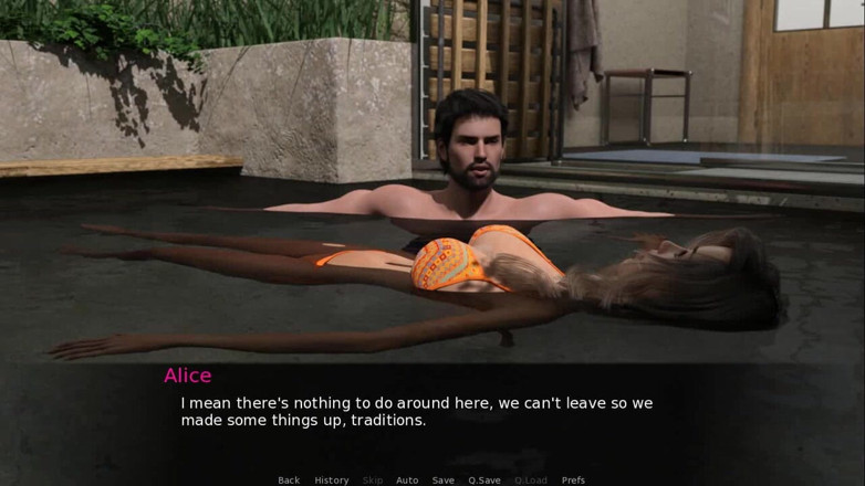 Dirty GamesXxX: Pine Falls: эротический секс у бассейна заканчивается кримпаем, эпизод 11