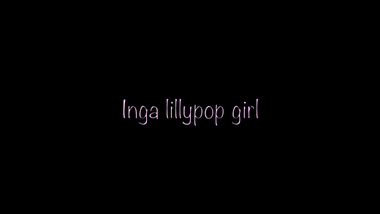 Inga lillypop girl: La hermanastra se hace un anal duro