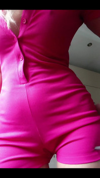 Wetting Pink Shorts Is the Best Way to Start My Morning!