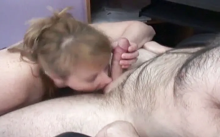 Radical: Nerdy guy gets a blowjob from office slut
