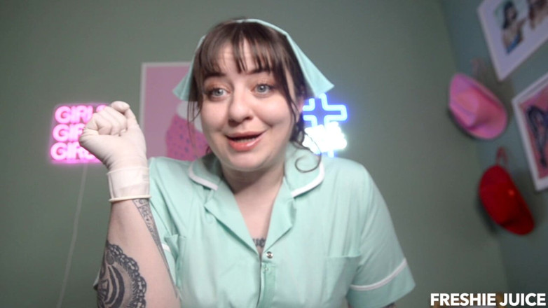 Freshie juice: Asistenta sadică îți scoate cu cruzime cbt-ul extrem de penis