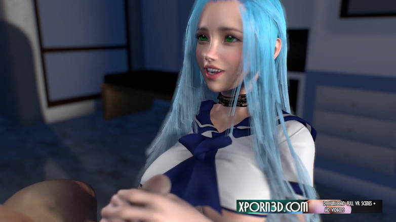The Scenes: Tetona asiática hace pajas y corridas - 3d hentai japonés
