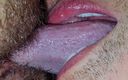 Mandy Foxxx: Hairy Pussy Licking From Big Tongue