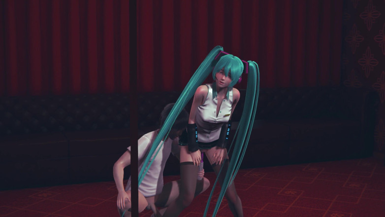 Waifu club 3D: Miku ngentot pakai vibrator sampai crot