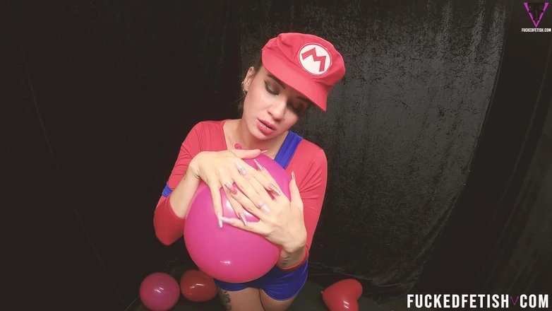 Fucked fetish: B2p Mario Bros Cosplay Red Balloons Pop High Heels