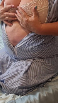 Naughty Nurse Julie - Bra Reveal & Teasing Huge Tits