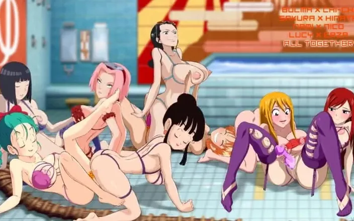 LoveSkySan69Real: Hentai Lesbian Orgy - One Piece - Naruto - Dragon Ball and More...