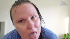 Katy Churchill: 체육관에서 땀을 흘리는 슈퍼 땀