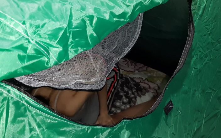 Lesbian-illusion: Caught Two Lesbians Having Sex in a Tent