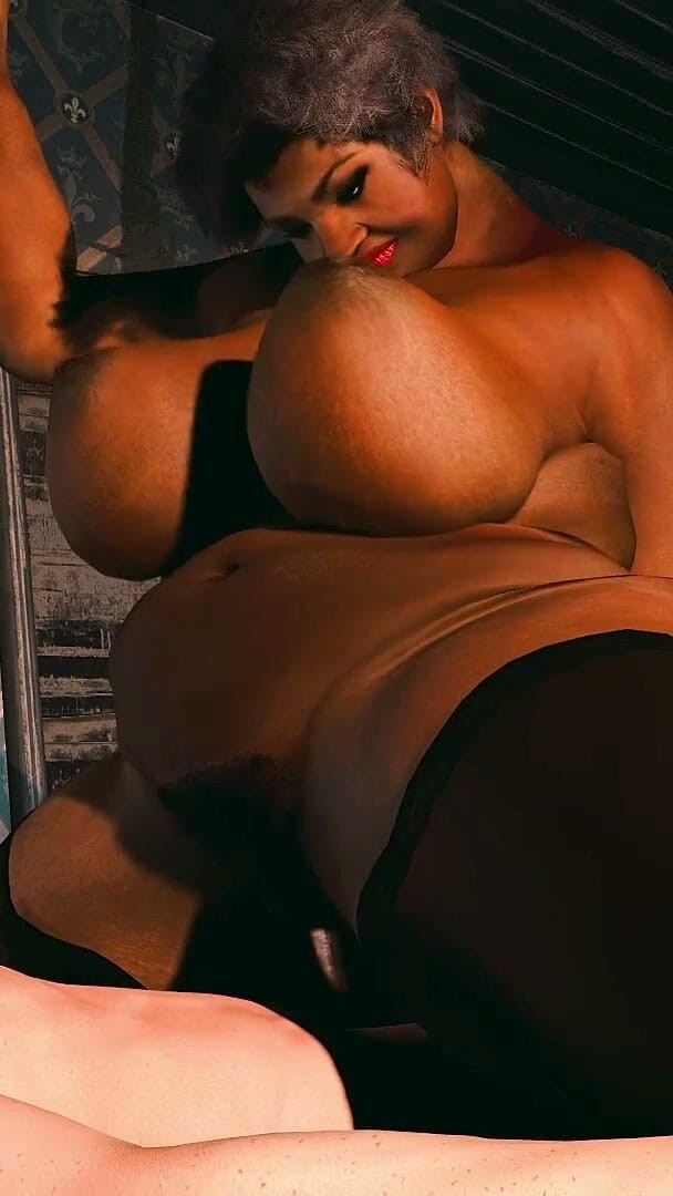 Wraith ward: Thick Black Samantha Rides on Top
