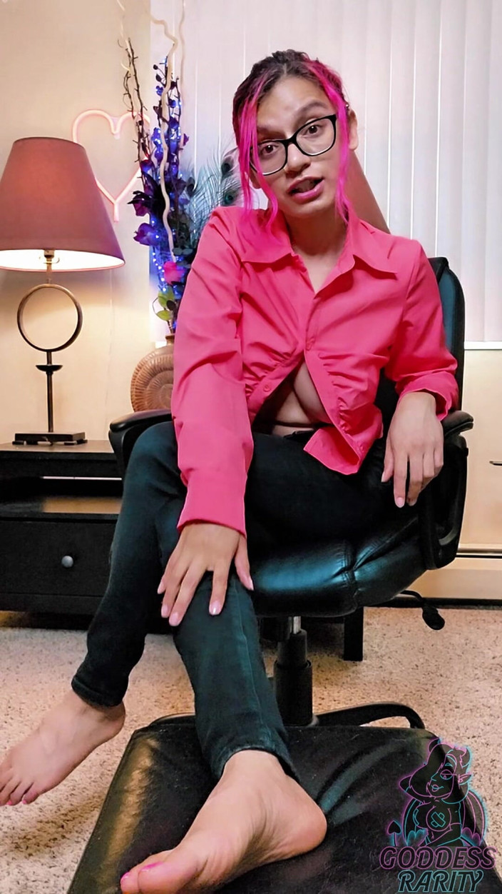 Goddess Rarity: Bohyně Rarity zahýbá svému šéfovi v jeho kanceláři