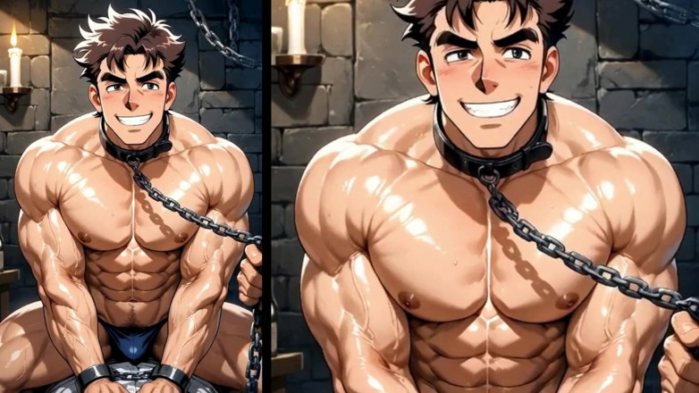 Real narrated fantasy Hentai: Scenes Revealing a Casual Gay Encounter at a BDSM Club...