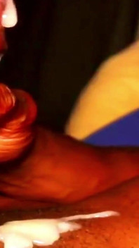 I can't believe he did this! Big black gay big dick amateur BBC cum load pt 24