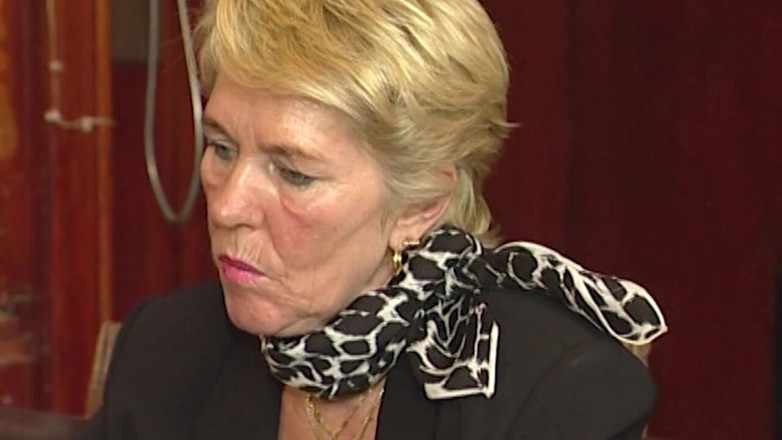 VintageXMovies: Mature Blonde Judge Deepthroats and Rides Thick Cock in Court