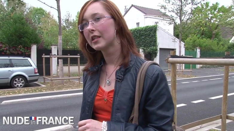 La France a Poil: Pretty young and small titted readhead slut banged and sodomized...