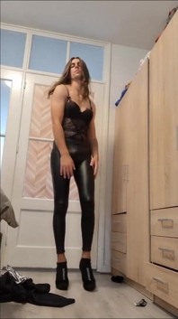 Sissyhusband Solo Pozowanie i Dildo 5