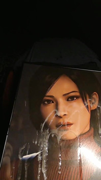 Sperma-hommage für Ada wong (spielfigur aus Resident Evil 4 remake) riesige ladung