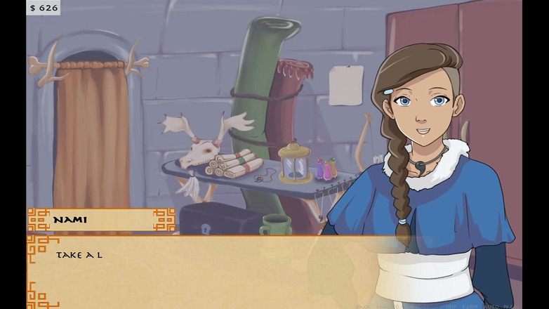 Cartoon Play: Four elements trainer part 6 (Book 1 water) (Slave route)