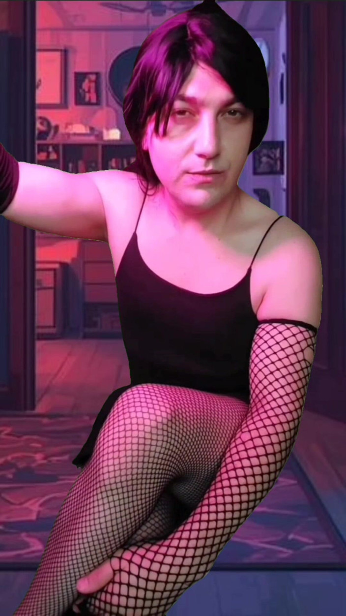 Kitty_Cross: 7 loira rabuda em pernas góticas femininas, corpo macio, pele...