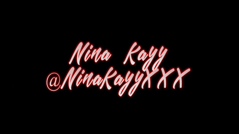 Nina Kayy: Самостоятельное удовольствие киски Nina Kay в розовом сетчатом нижнем белье!!