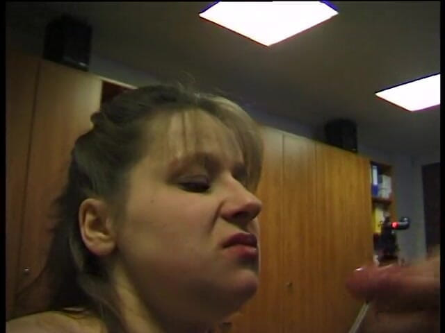 Lucky Cooch: Big titted slut drains guy's dong