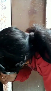 My Stepsister Caught Me Masturbating in the Bathroom