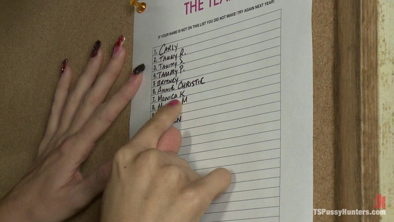 TS Pussy Hunters by Kink: Echipa de majorete confidențiale: TS și Cf BF devin gf-ul lui