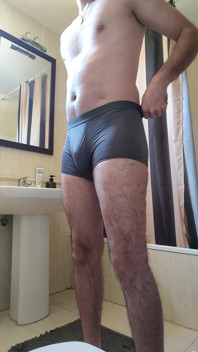 Trying on My New Panties That My Horny Neighbor Gave Me