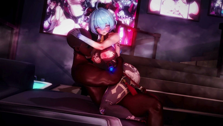 NSFWOtaku: Genshin Impact - Slutty Ganyu Ntr Sex - 3D Hentai Animations