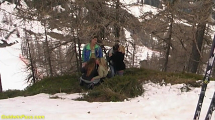 Goldwin pass: Anal fuck therapy in the snow