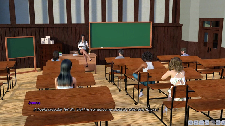 3D Cartoon Porn: Lust Academy 8 - James recibe una oferta de trabajo a tiempo...