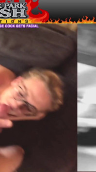 Petite Blonde Cums on Huge Cock and Takes Giant Load on Her Face