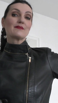 Sniffing Squeaky Leather Gloves, Hand Over Mouth Lady Victoria Valente Jerk off Instructions for Small Cocks