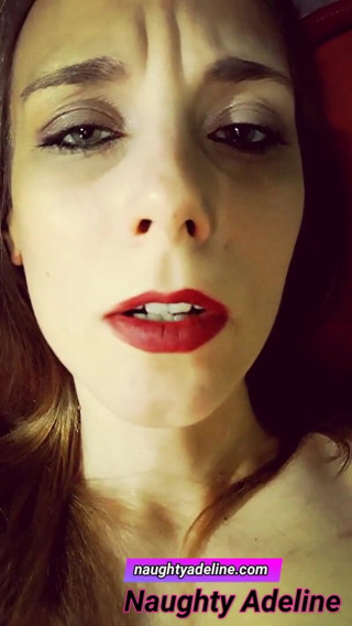Naughty Adeline: Sborra dentro la mia figa!