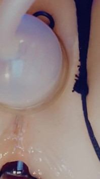 Sklavins Plays with Her Holes for Her Master