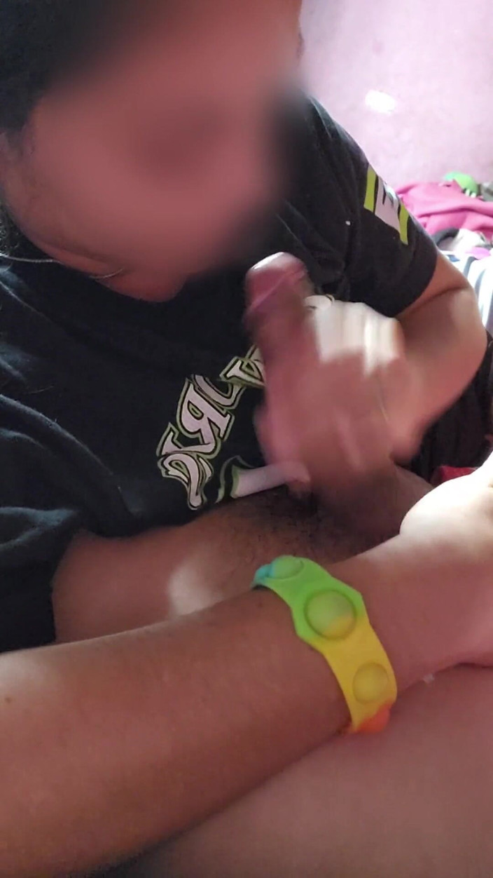 Gatita Sexy: Hon får mig att sperma i munnen