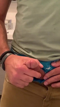 Jerking off, Edging in My Boxers, Jeans, Try a Cockring, Unedited