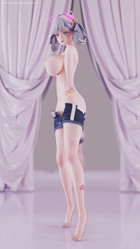 [mmd] Naruto tide Imashio aoa - Heart Qi b ultra şort göbek cep striptiz