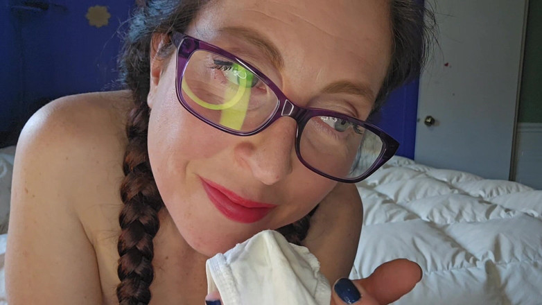 Nerdy_faery: White Cotton Thong