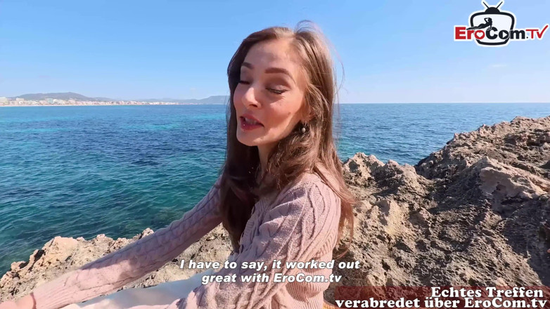 EroCom: German Tourist Teen Becky California Pick up Guy for a...