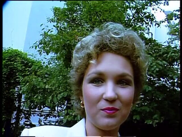 Lucky Cooch: Classy german females giving an outdoor interview