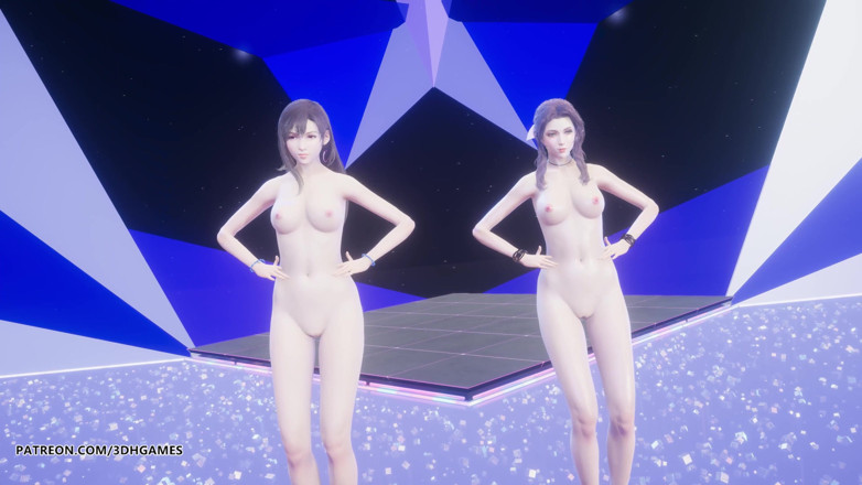 3D-Hentai Games: [MMD] TAEYEON - Invu Aerith Tifa Lockhart tarian panas fantasi tarian...